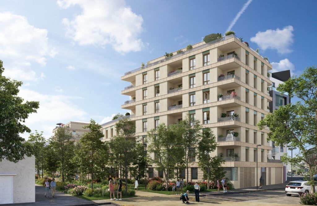 programme immobilier vinci passerelle du chemin vert aubervilliers