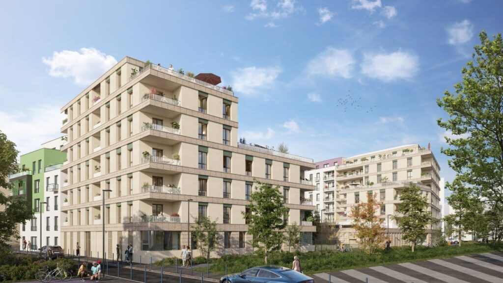 programme immobilier vinci passerelle du chemin vert aubervilliers