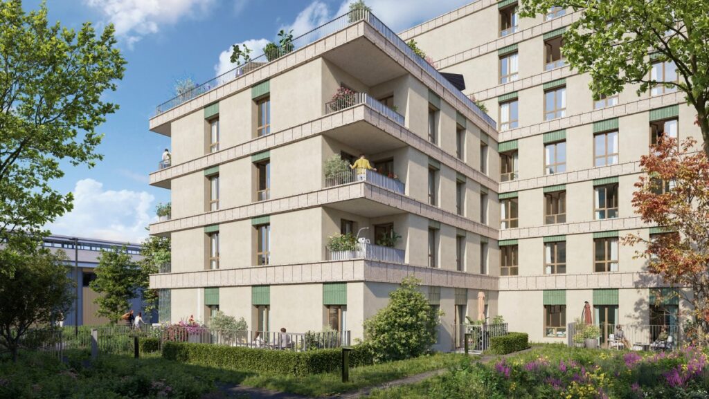 programme immobilier vinci passerelle du chemin vert aubervilliers