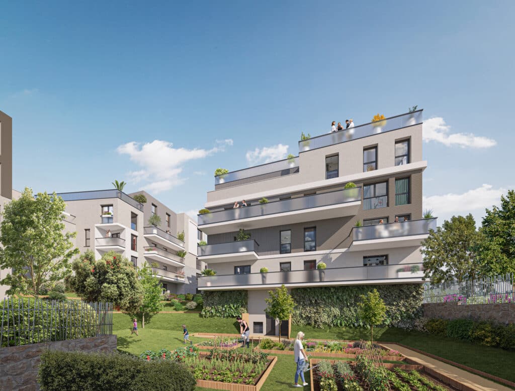 Programme immobilier neuf Terrasses des Cotteaux Noisy le Grand - Avenue Emile Cossonneau