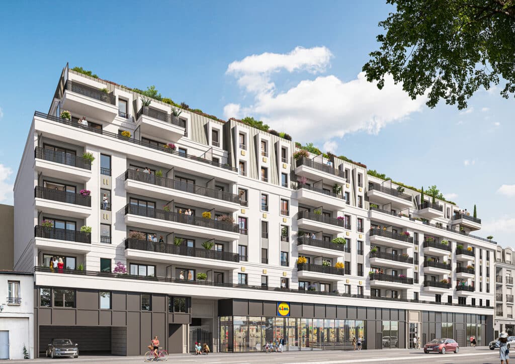 Programme immobilier neuf Bezons - proche rue commerçante