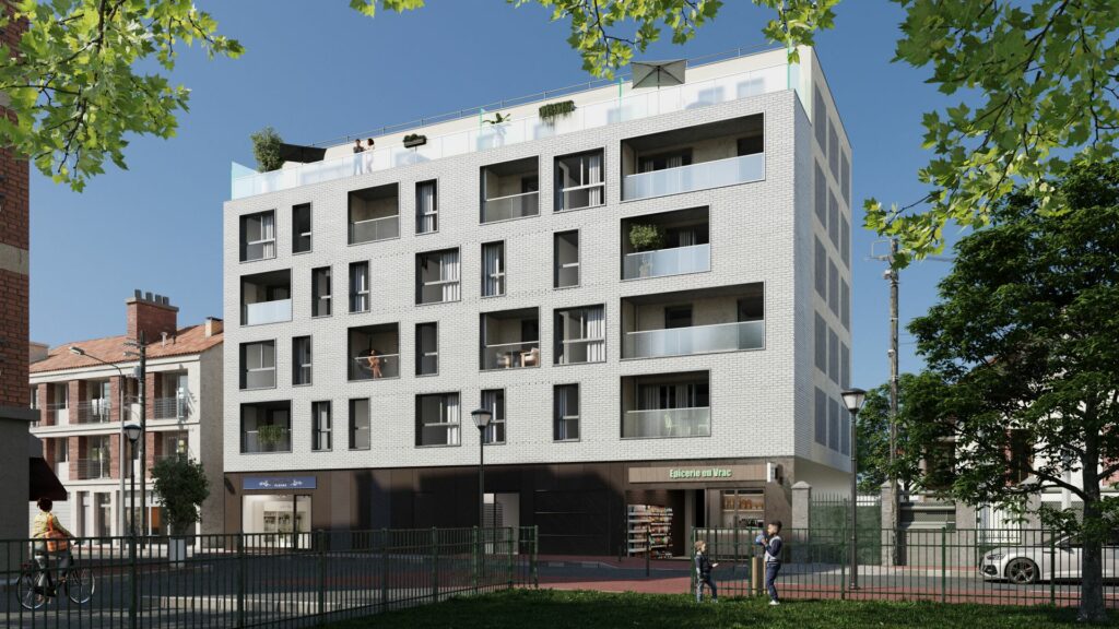 programme immobilier neuf le jardin d'Hélène Aubervilliers