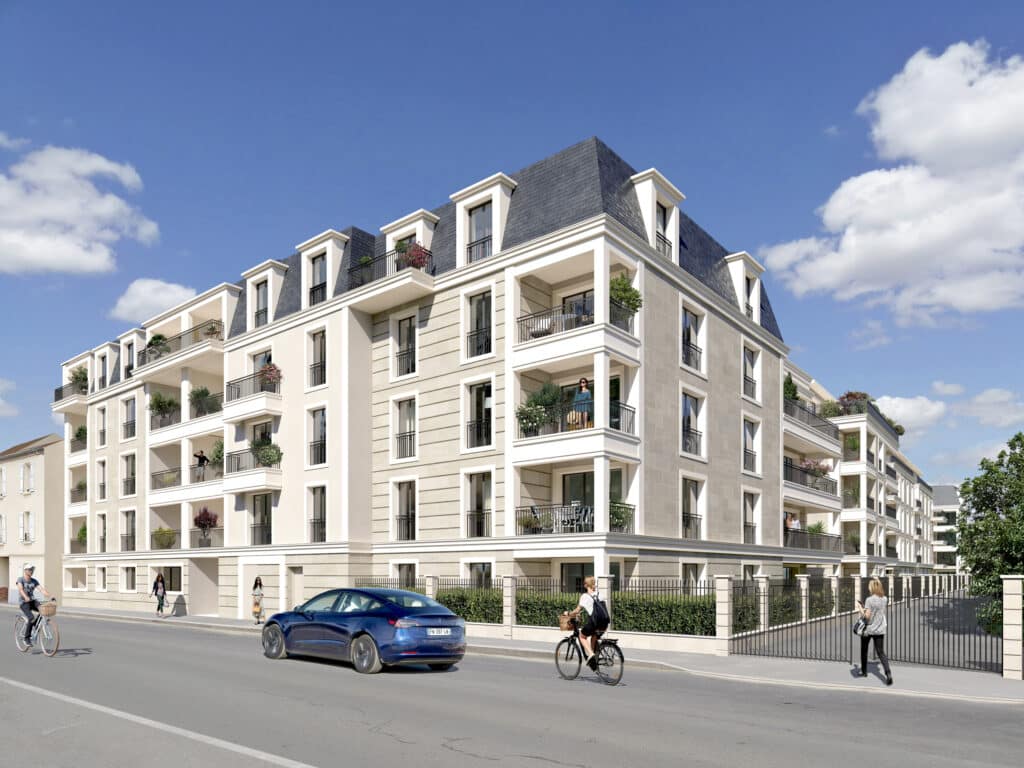 Programme immobilier neuf les jardins de la chatellenie Montfermeil - rue du Général Leclerc