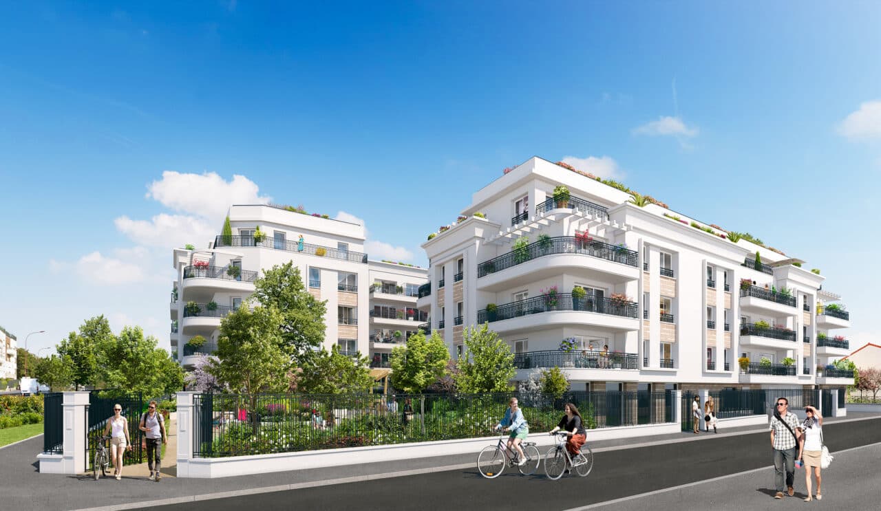 Programme immobilier neuf Square Art DécoBezons - rue Cécile Duparc